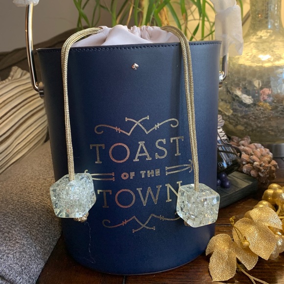 ⛔️SOLD⛔️Authentic KATE SPADE Leather/metal ice bag - Picture 2 of 11